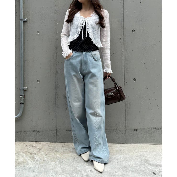 【セットアイテム】レースカーディガン×カップ付きレースキャミ | RMAF　NICE CLAUP / OLIVE des OLIVE | 詳細画像26 