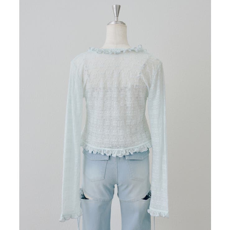 【セットアイテム】レースカーディガン×カップ付きレースキャミ | RMAF　NICE CLAUP / OLIVE des OLIVE | 詳細画像33 