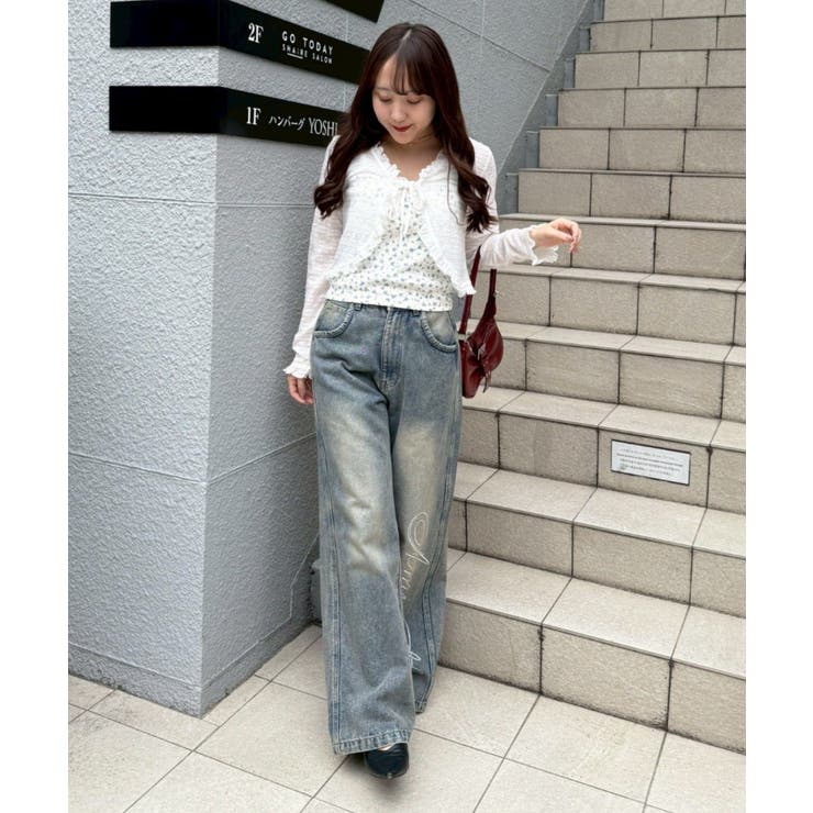 【セットアイテム】レースカーディガン×カップ付きレースキャミ | RMAF　NICE CLAUP / OLIVE des OLIVE | 詳細画像6 