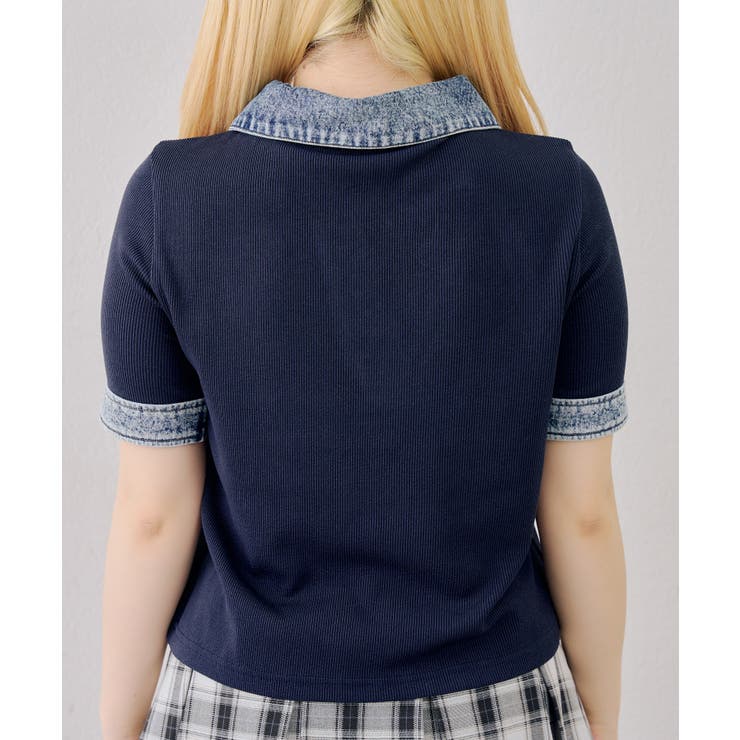 デニム切替レースアッププルオーバー | RMAF　NICE CLAUP / OLIVE des OLIVE | 詳細画像19 