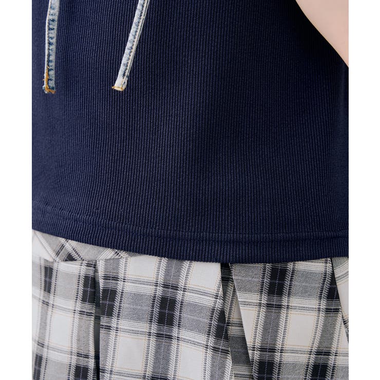 デニム切替レースアッププルオーバー | RMAF　NICE CLAUP / OLIVE des OLIVE | 詳細画像22 