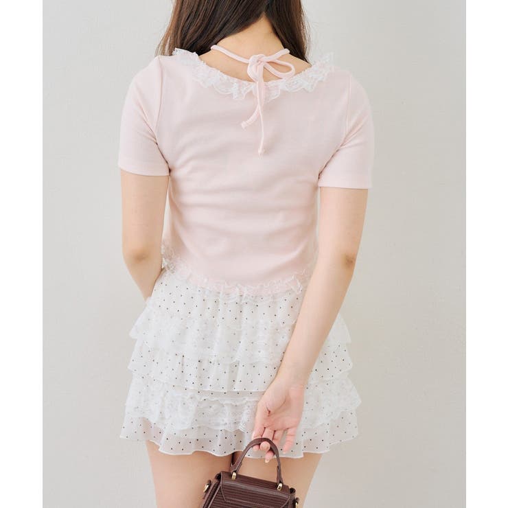 レースフリルテレコT | RMAF　NICE CLAUP / OLIVE des OLIVE | 詳細画像11 