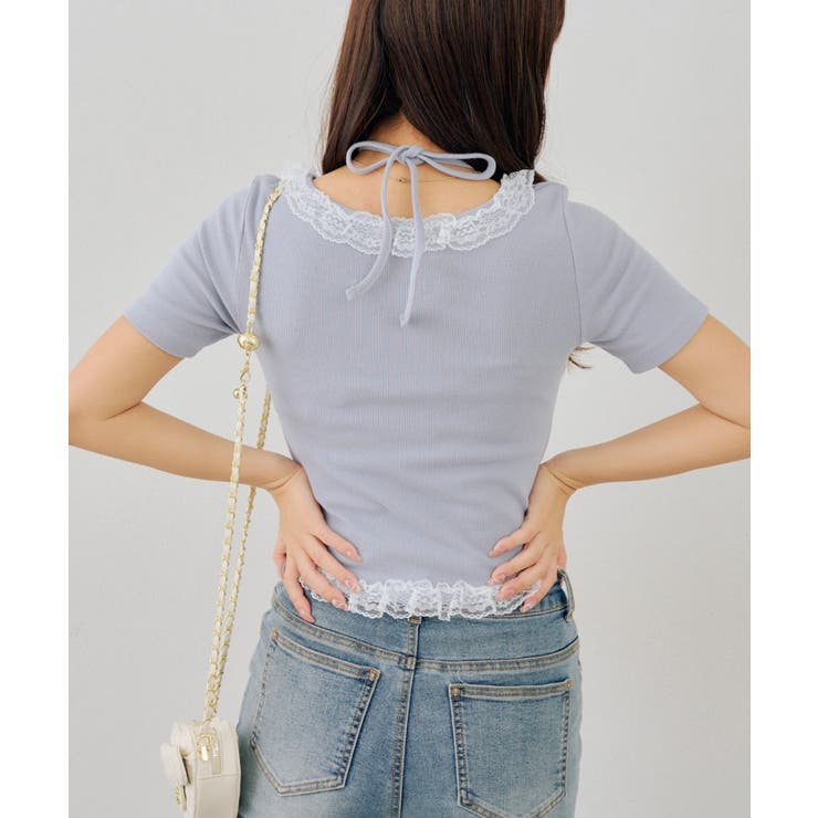 レースフリルテレコT | RMAF　NICE CLAUP / OLIVE des OLIVE | 詳細画像18 