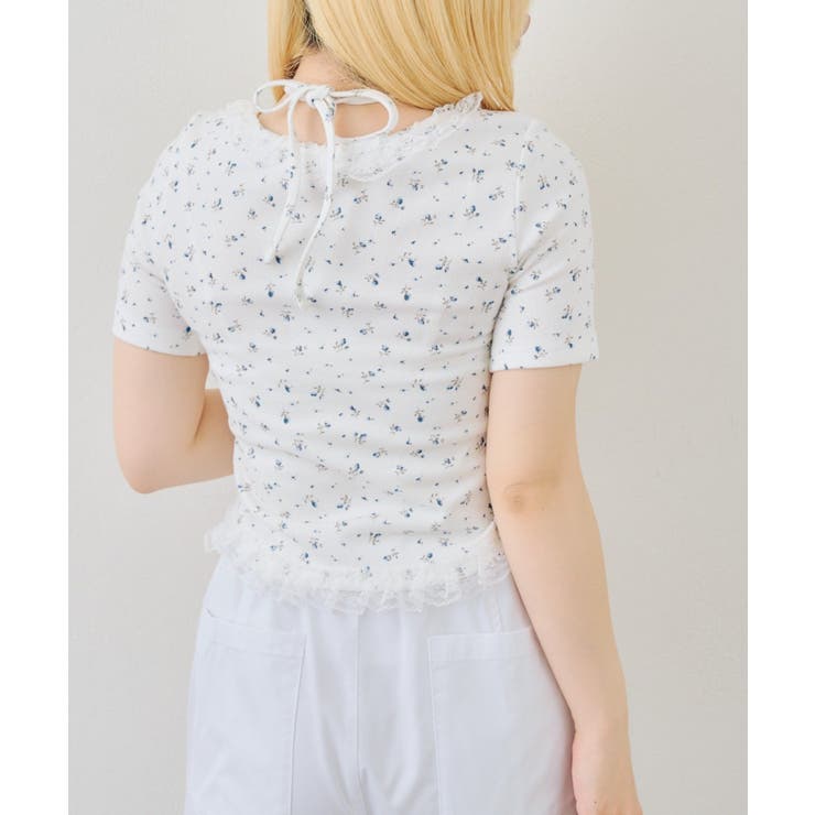 レースフリルテレコT | RMAF　NICE CLAUP / OLIVE des OLIVE | 詳細画像4 