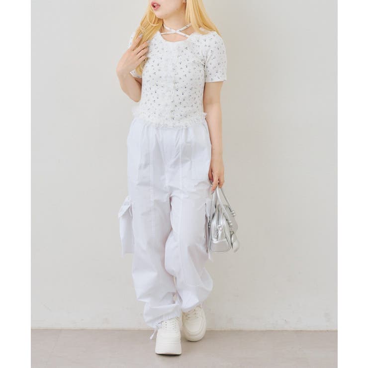 レースフリルテレコT | RMAF　NICE CLAUP / OLIVE des OLIVE | 詳細画像5 