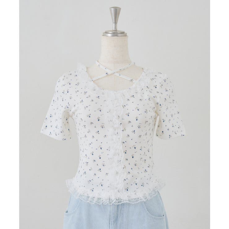 レースフリルテレコT | RMAF　NICE CLAUP / OLIVE des OLIVE | 詳細画像29 