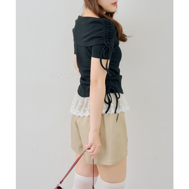 オフショル裾レーステレコトップス | RMAF　NICE CLAUP / OLIVE des OLIVE | 詳細画像27 
