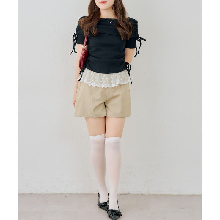 オフショル裾レーステレコトップス | RMAF　NICE CLAUP / OLIVE des OLIVE | 詳細画像29 