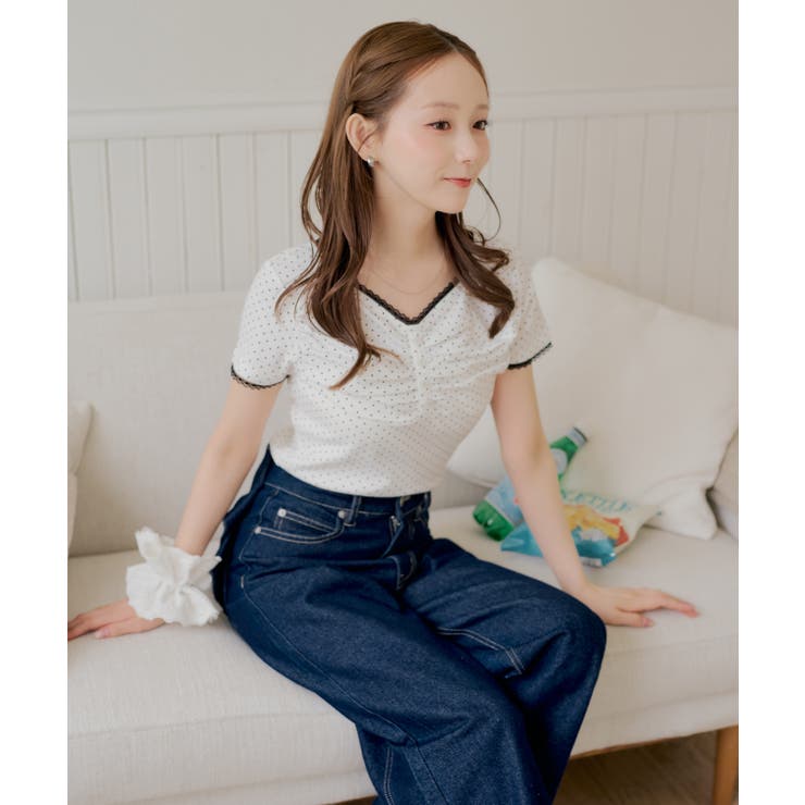 【7色展開】アソートギャザーT | RMAF　NICE CLAUP / OLIVE des OLIVE | 詳細画像5 
