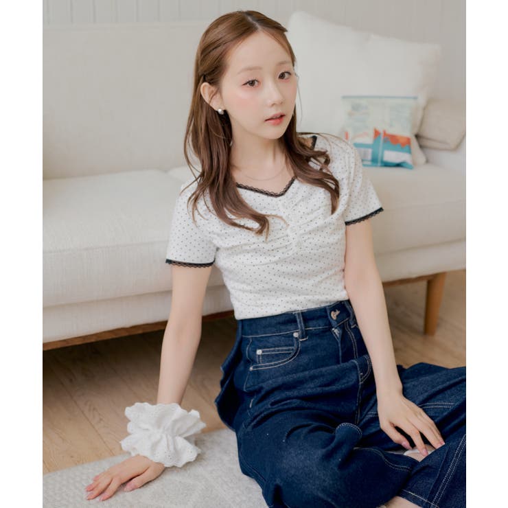 柄1 | 【7色展開】アソートギャザーT | RMAF　NICE CLAUP / OLIVE des OLIVE