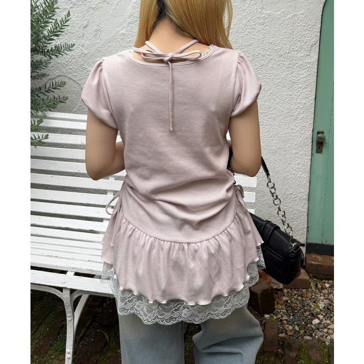 ドロスト裾レースチュニック | RMAF　NICE CLAUP / OLIVE des OLIVE | 詳細画像10 