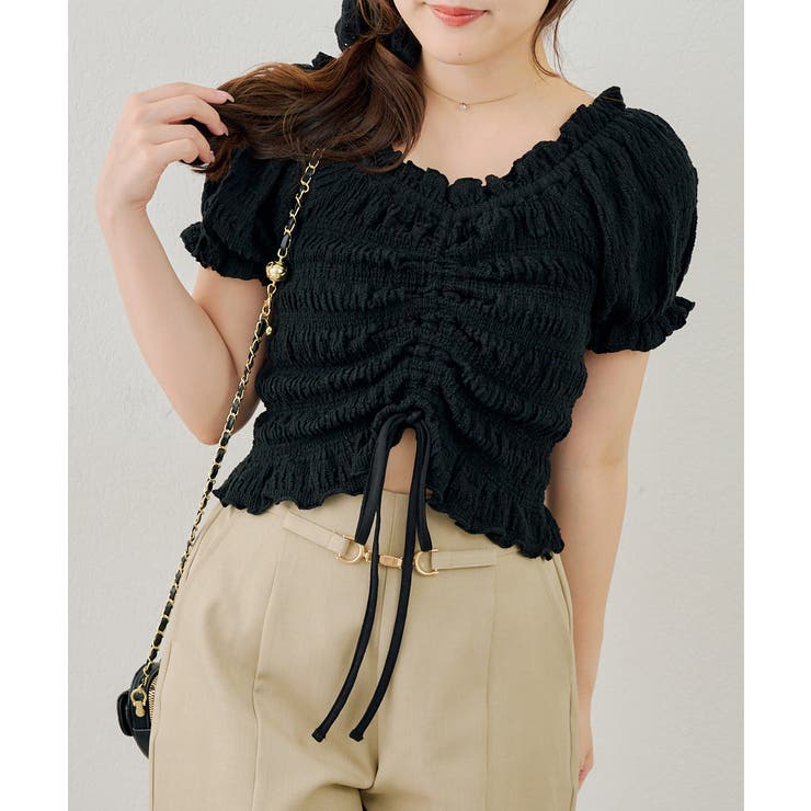 ドロストクシュクシュカットトップス | RMAF　NICE CLAUP / OLIVE des OLIVE | 詳細画像16 