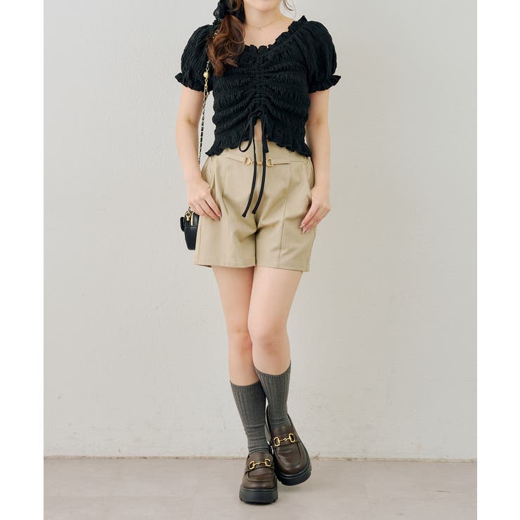 ドロストクシュクシュカットトップス | RMAF　NICE CLAUP / OLIVE des OLIVE | 詳細画像21 