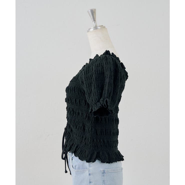 ドロストクシュクシュカットトップス | RMAF　NICE CLAUP / OLIVE des OLIVE | 詳細画像10 