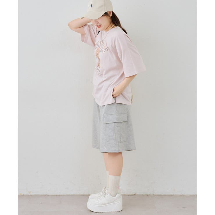くまちゃんとお花ロゴT | RMAF　NICE CLAUP / OLIVE des OLIVE | 詳細画像6 