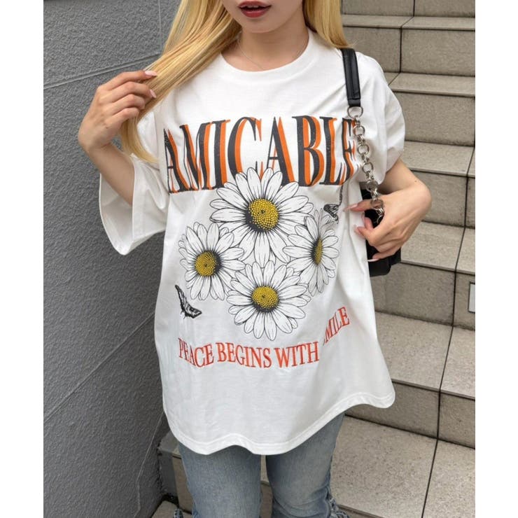 ちょうちょとお花のビッグT | RMAF　NICE CLAUP / OLIVE des OLIVE | 詳細画像14 