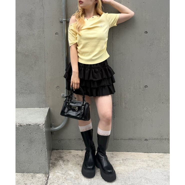 ハトメワンショルT | RMAF　NICE CLAUP / OLIVE des OLIVE | 詳細画像9 