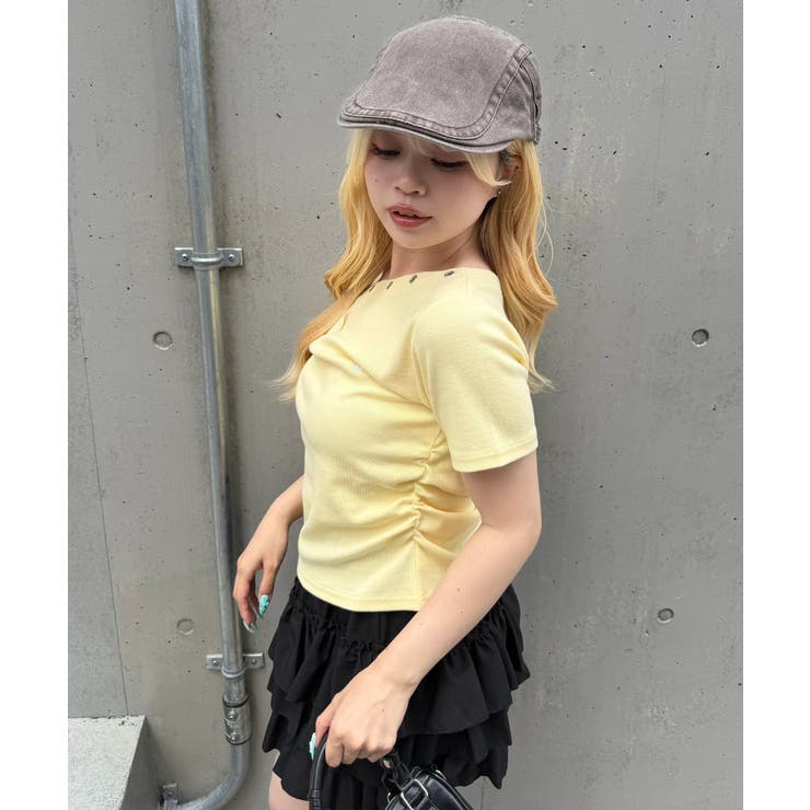 ハトメワンショルT | RMAF　NICE CLAUP / OLIVE des OLIVE | 詳細画像2 