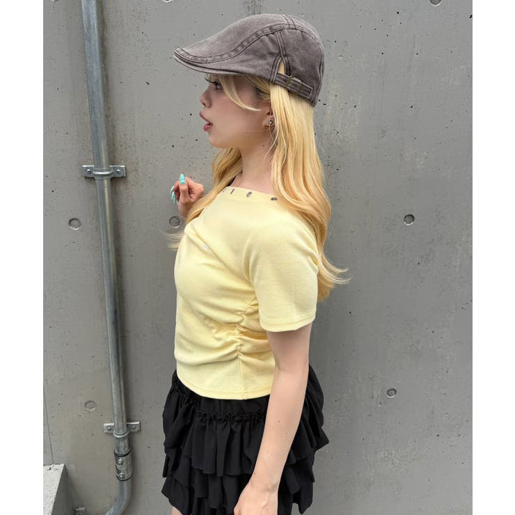 ハトメワンショルT | RMAF　NICE CLAUP / OLIVE des OLIVE | 詳細画像3 