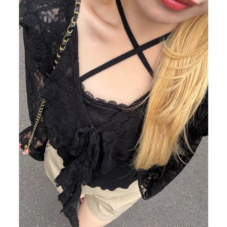 ラッフルレースボレロカーディガン | RMAF　NICE CLAUP / OLIVE des OLIVE | 詳細画像7 