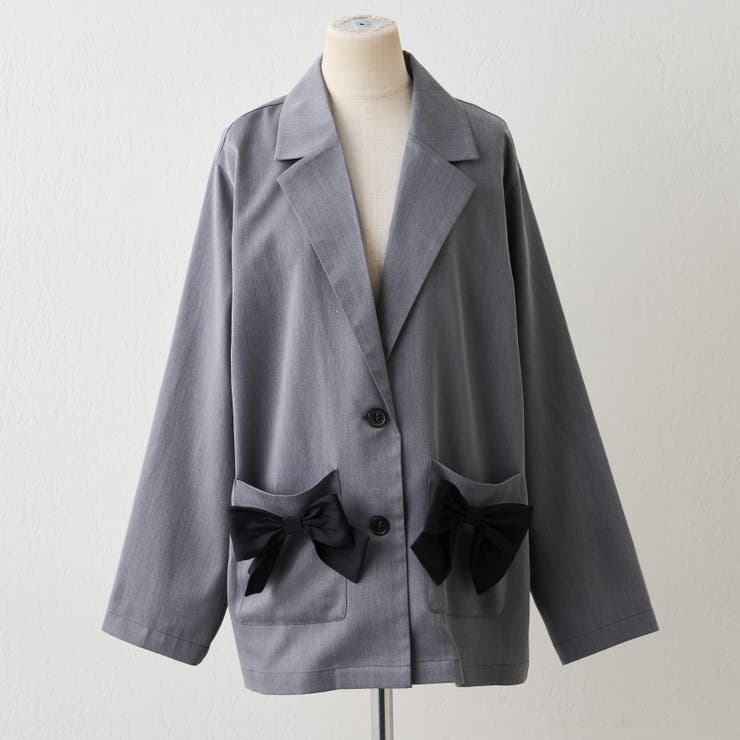 トップグレー | 【セットアップ対応】マルチウェイ リボンテーラージャケット | RMAF　NICE CLAUP / OLIVE des OLIVE