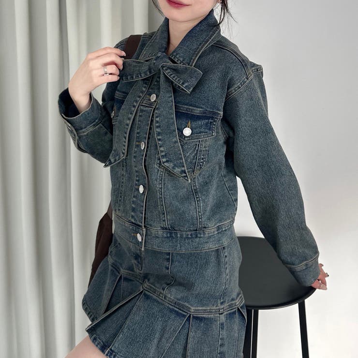 【セットアップ対応】ボウタイリボンGジャン | RMAF　NICE CLAUP / OLIVE des OLIVE | 詳細画像1 