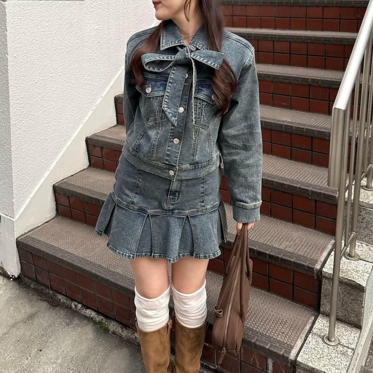 【セットアップ対応】ボウタイリボンGジャン | RMAF　NICE CLAUP / OLIVE des OLIVE | 詳細画像13 