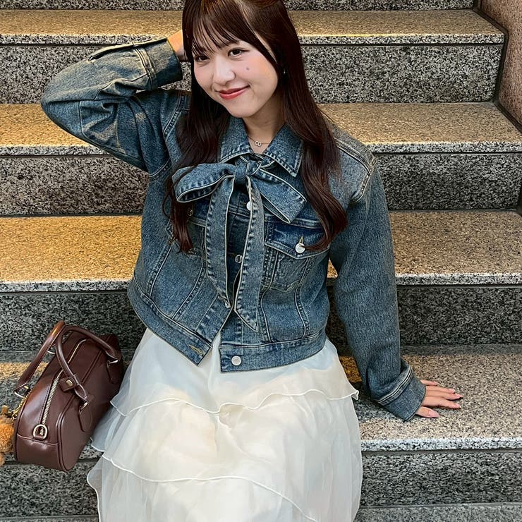 【セットアップ対応】ボウタイリボンGジャン | RMAF　NICE CLAUP / OLIVE des OLIVE | 詳細画像14 