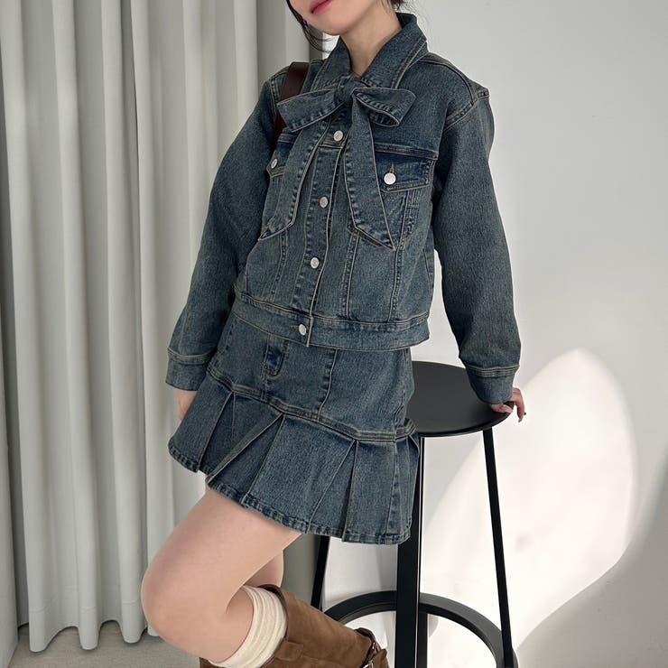 【セットアップ対応】ボウタイリボンGジャン | RMAF　NICE CLAUP / OLIVE des OLIVE | 詳細画像3 