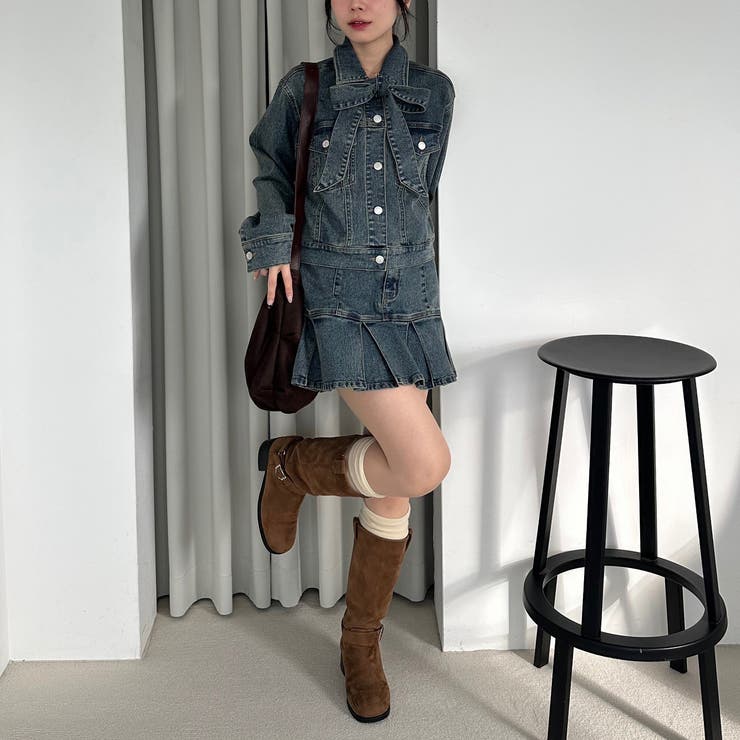 【セットアップ対応】ボウタイリボンGジャン | RMAF　NICE CLAUP / OLIVE des OLIVE | 詳細画像5 