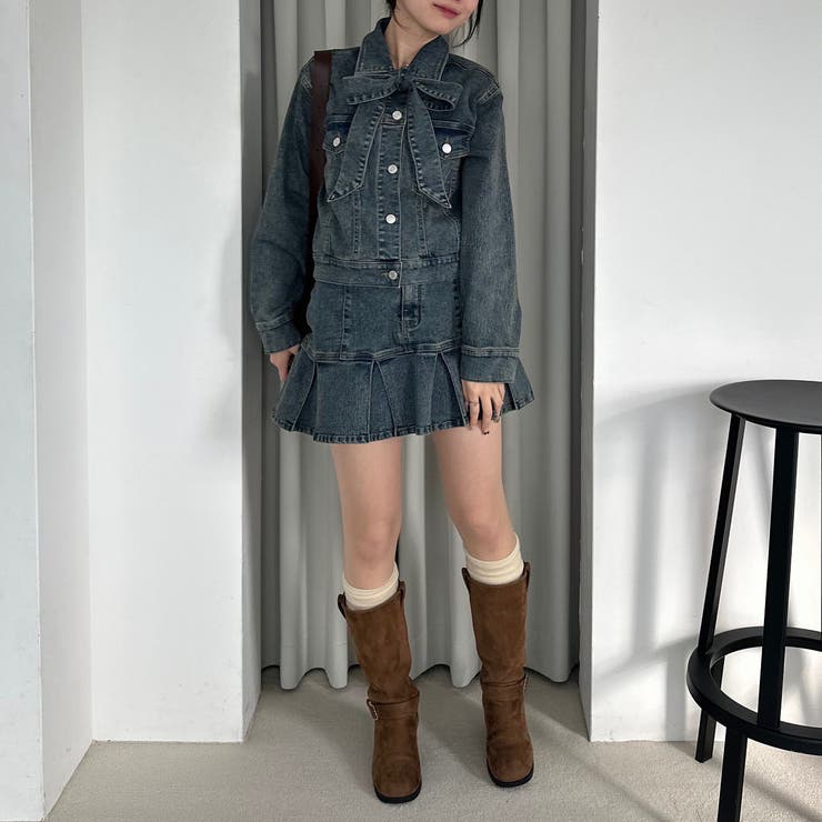 【セットアップ対応】ボウタイリボンGジャン | RMAF　NICE CLAUP / OLIVE des OLIVE | 詳細画像6 