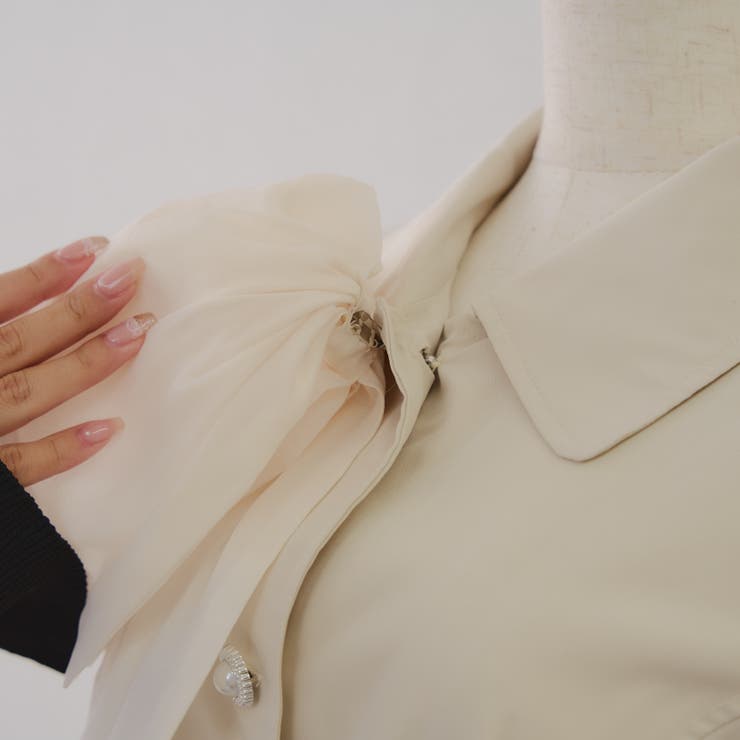 マルチリボン女の子コート | RMAF　NICE CLAUP / OLIVE des OLIVE | 詳細画像12 