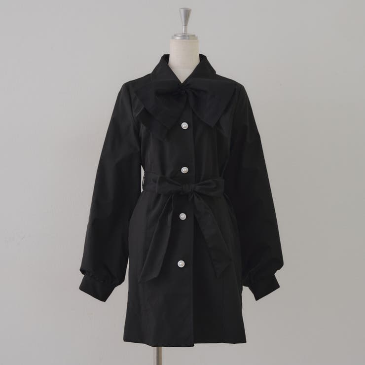 ブラック | マルチリボン女の子コート | RMAF　NICE CLAUP / OLIVE des OLIVE