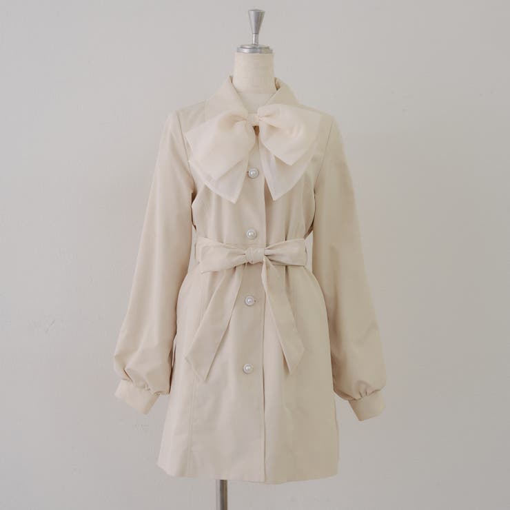 アイボリー | マルチリボン女の子コート | RMAF　NICE CLAUP / OLIVE des OLIVE