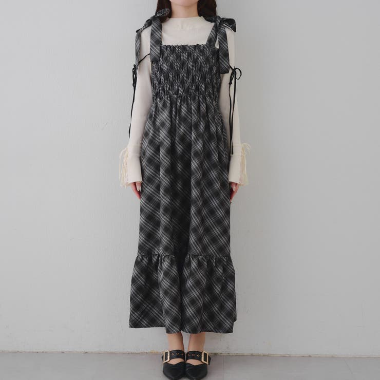 肩リボンシャーリングワンピース | RMAF　NICE CLAUP / OLIVE des OLIVE | 詳細画像18 