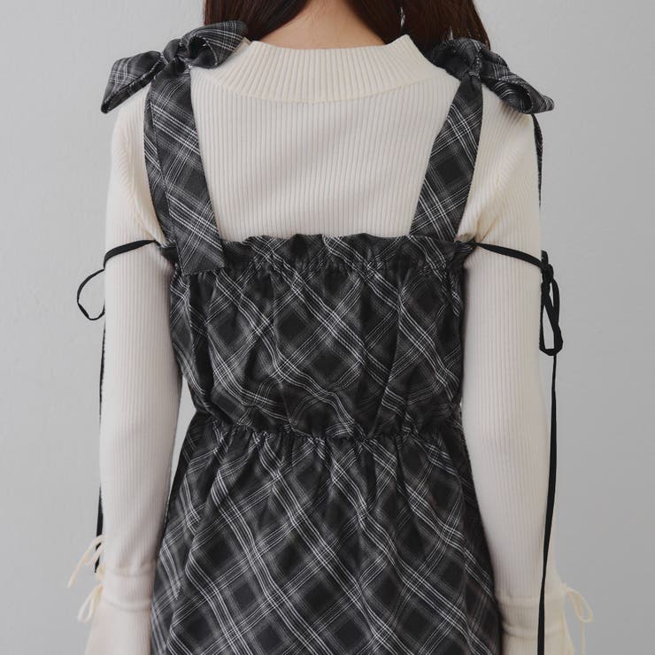 肩リボンシャーリングワンピース | RMAF　NICE CLAUP / OLIVE des OLIVE | 詳細画像21 