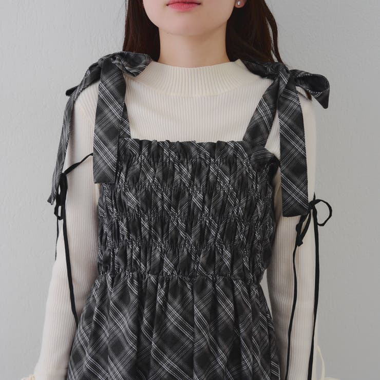 肩リボンシャーリングワンピース | RMAF　NICE CLAUP / OLIVE des OLIVE | 詳細画像22 