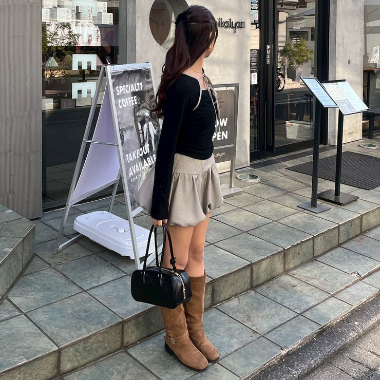 【セットアイテム】マルチウェイトップス+バルーンミニスカート | RMAF　NICE CLAUP / OLIVE des OLIVE | 詳細画像8 