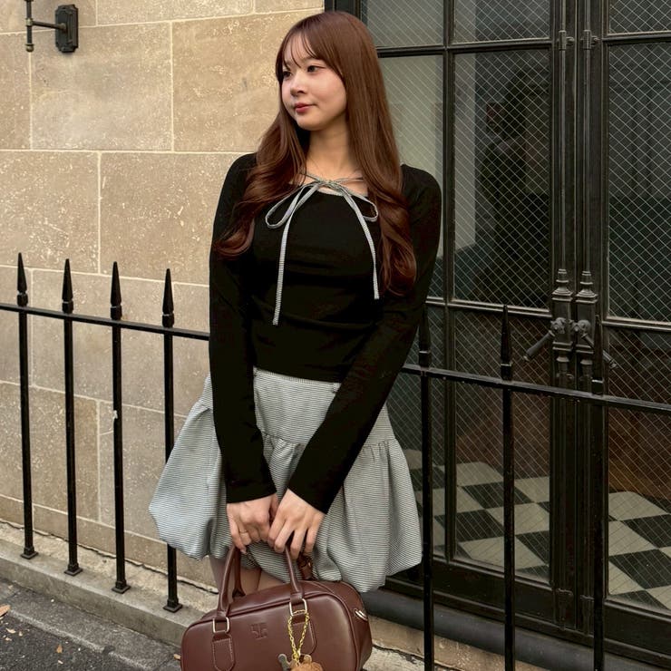 【セットアイテム】マルチウェイトップス+バルーンミニスカート | RMAF　NICE CLAUP / OLIVE des OLIVE | 詳細画像10 