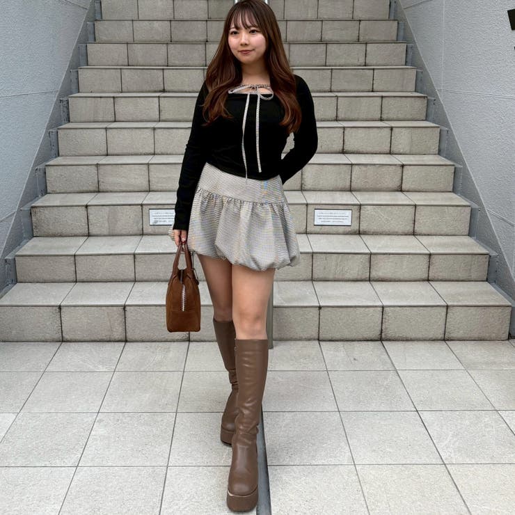 【セットアイテム】マルチウェイトップス+バルーンミニスカート | RMAF　NICE CLAUP / OLIVE des OLIVE | 詳細画像16 