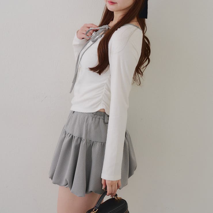 【セットアイテム】マルチウェイトップス+バルーンミニスカート | RMAF　NICE CLAUP / OLIVE des OLIVE | 詳細画像20 