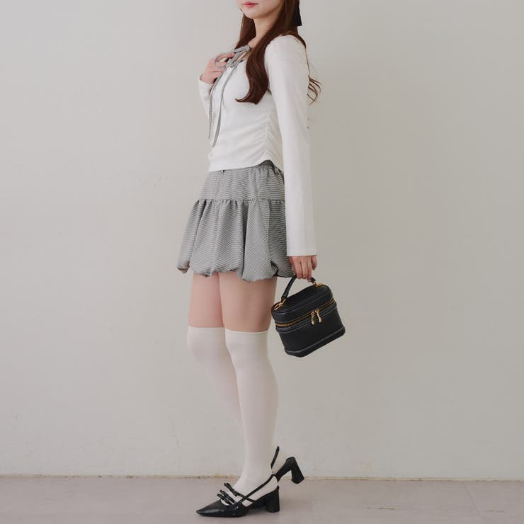 【セットアイテム】マルチウェイトップス+バルーンミニスカート | RMAF　NICE CLAUP / OLIVE des OLIVE | 詳細画像24 