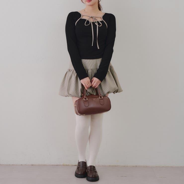 【セットアイテム】マルチウェイトップス+バルーンミニスカート | RMAF　NICE CLAUP / OLIVE des OLIVE | 詳細画像32 