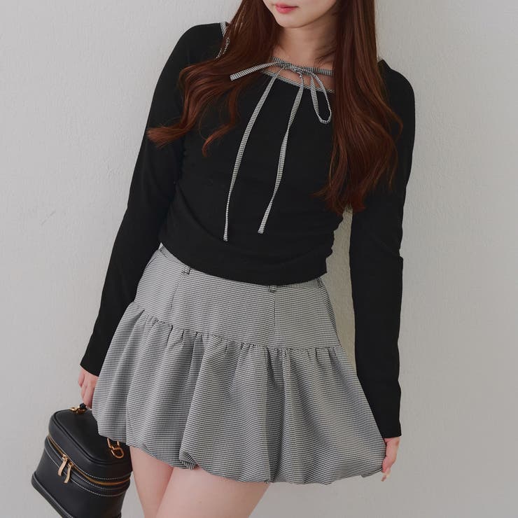 【セットアイテム】マルチウェイトップス+バルーンミニスカート | RMAF　NICE CLAUP / OLIVE des OLIVE | 詳細画像35 