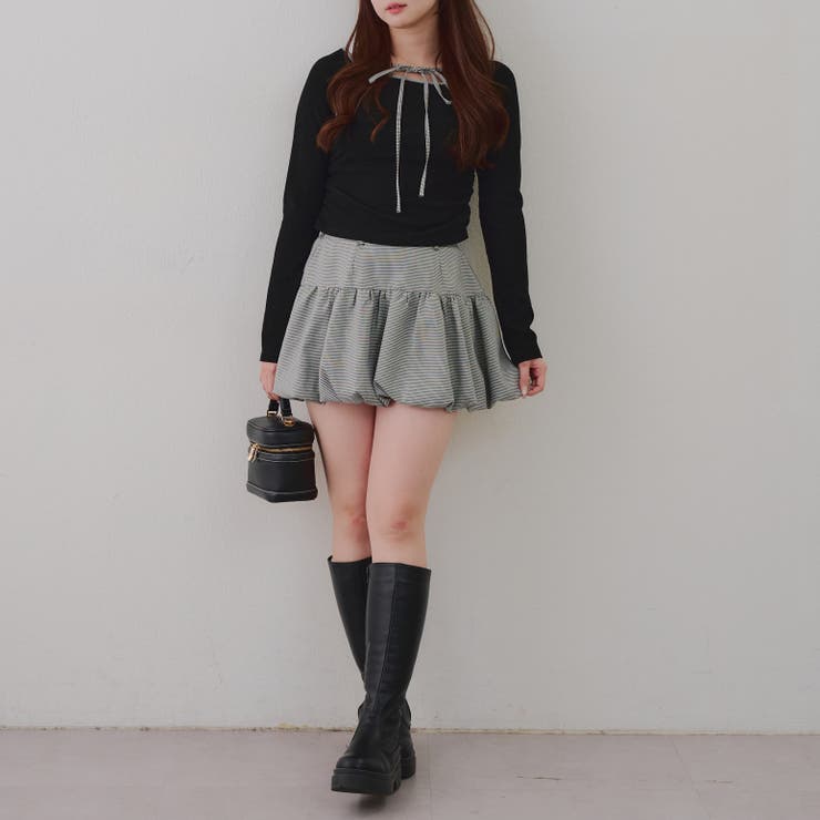 【セットアイテム】マルチウェイトップス+バルーンミニスカート | RMAF　NICE CLAUP / OLIVE des OLIVE | 詳細画像39 