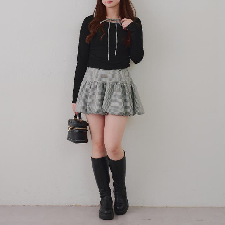 【セットアイテム】マルチウェイトップス+バルーンミニスカート | RMAF　NICE CLAUP / OLIVE des OLIVE | 詳細画像40 