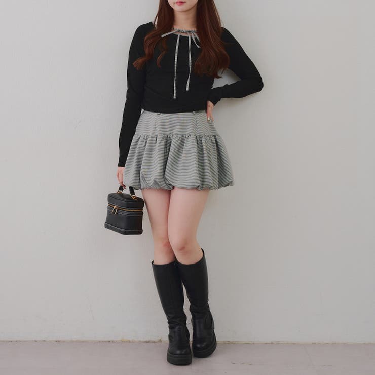 【セットアイテム】マルチウェイトップス+バルーンミニスカート | RMAF　NICE CLAUP / OLIVE des OLIVE | 詳細画像41 