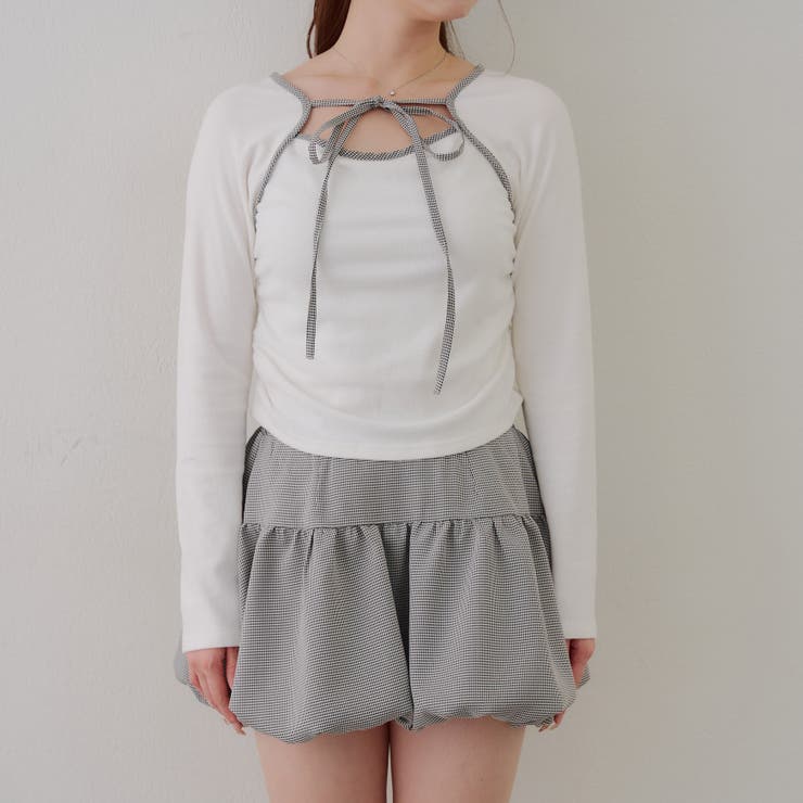 【セットアイテム】マルチウェイトップス+バルーンミニスカート | RMAF　NICE CLAUP / OLIVE des OLIVE | 詳細画像43 