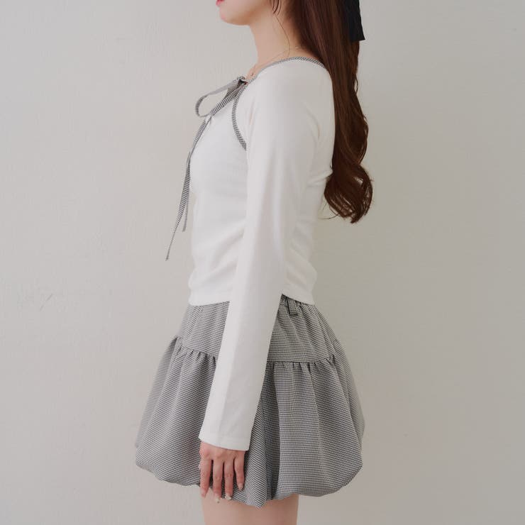 【セットアイテム】マルチウェイトップス+バルーンミニスカート | RMAF　NICE CLAUP / OLIVE des OLIVE | 詳細画像44 