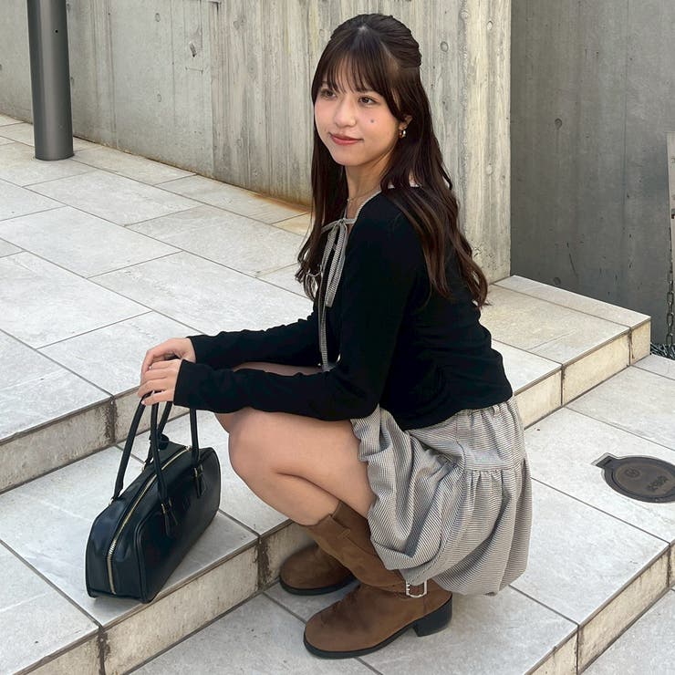 【セットアイテム】マルチウェイトップス+バルーンミニスカート | RMAF　NICE CLAUP / OLIVE des OLIVE | 詳細画像6 